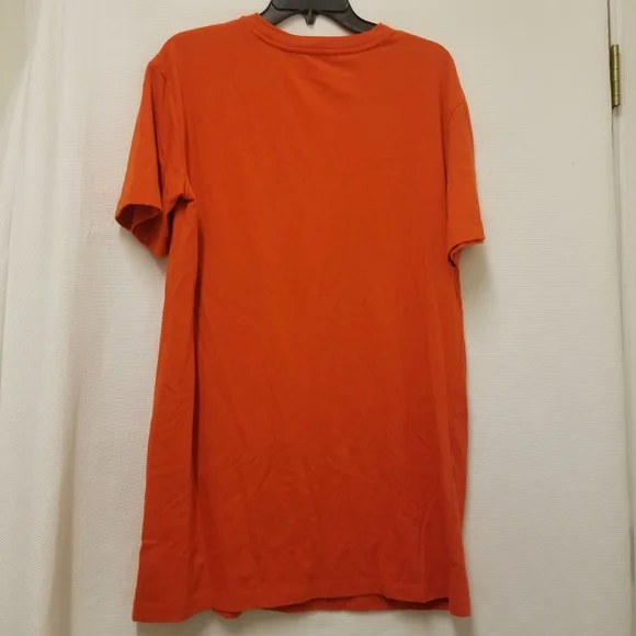 Vibrant Orange T-shirt Dress - Picture 2 of 3